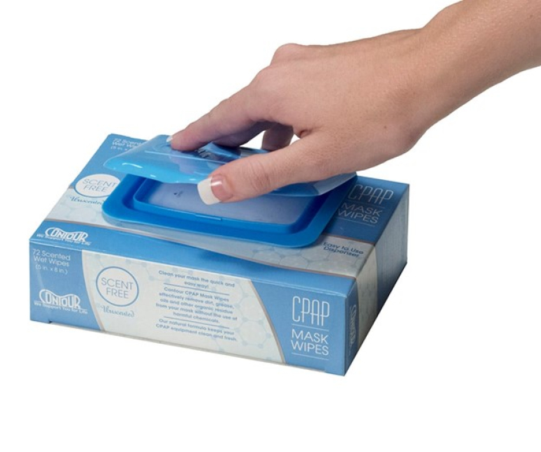 CPAP Wipe Unscented 72 Per Box